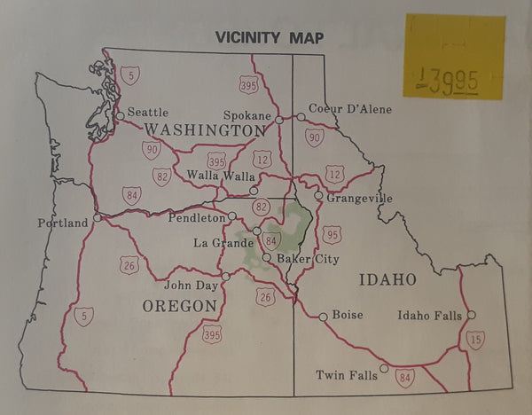 Wallowa-Whitman National Forest Map - Wide World Maps & MORE!