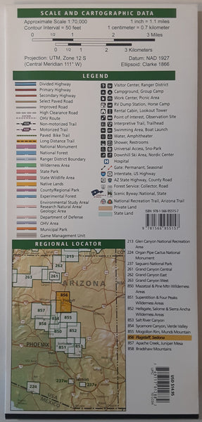 Flagstaff, Sedona [Coconino and Kaibab National Forests] (National Geographic Trails Illustrated Map) - Wide World Maps & MORE!