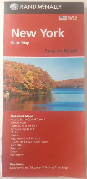 Easy To Read! New York State Map - Wide World Maps & MORE!