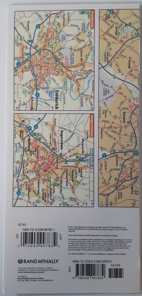 Easy To Fold! Delaware & Maryland State Map (Laminated Fold Map) - Wide World Maps & MORE!