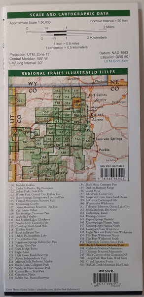 Rocky Mountain National Park (National Geographic Trails Illustrated Map) - Wide World Maps & MORE!