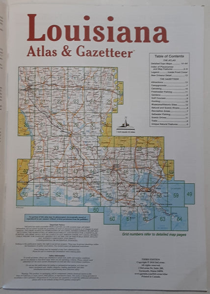 DeLorme Louisiana Atlas & Gazetteer - Wide World Maps & MORE!