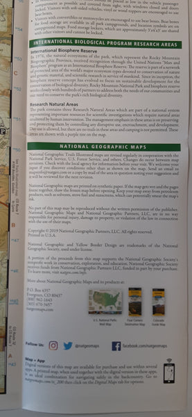 Rocky Mountain National Park (National Geographic Trails Illustrated Map) - Wide World Maps & MORE!