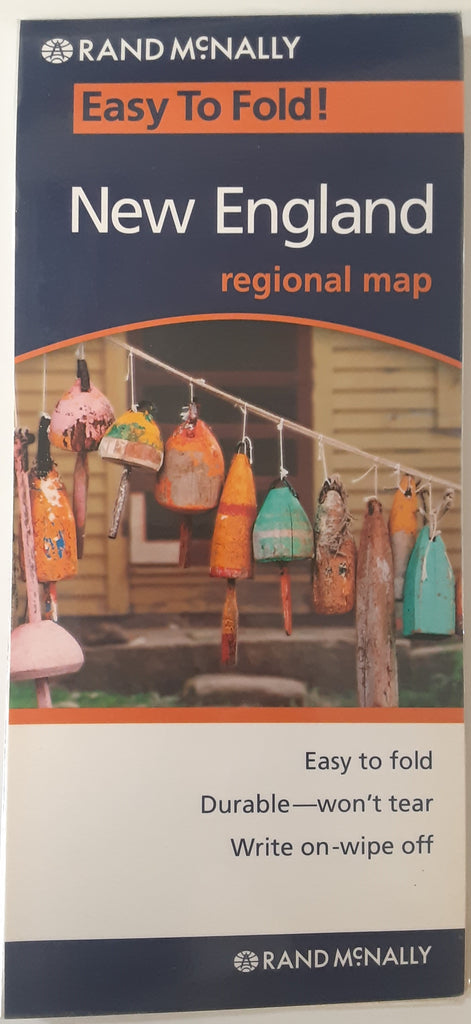 2007 New England Regional Laminated EasyFinder Map [Archival Copy] - Wide World Maps & MORE!