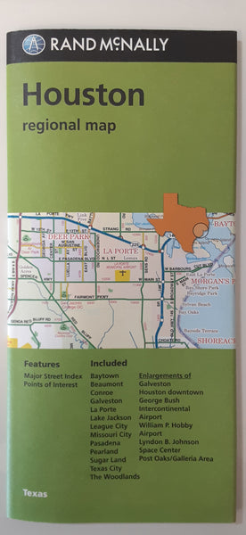 Rand McNally Houston Regional Map (Texas) - Wide World Maps & MORE!